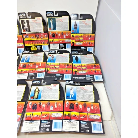 Lot of 14 - 1995 Star Wars The Power of the Force Red Card Action Figure Kenner - Picture 6 of 8